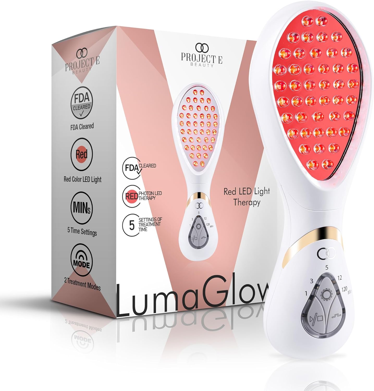 LumaGlow Red LED Light Therapy by Project E Beauty