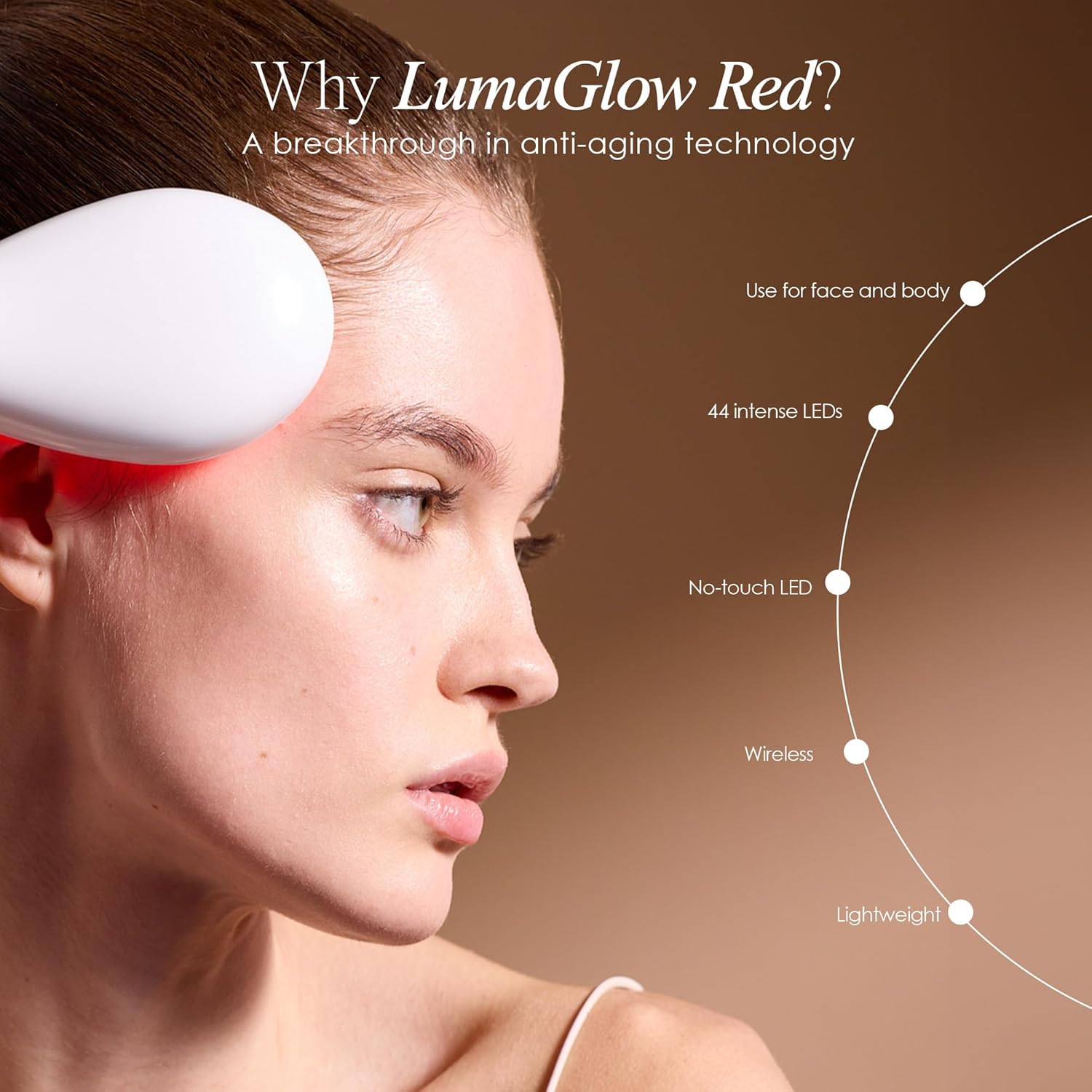 LumaGlow Red LED Light Therapy by Project E Beauty