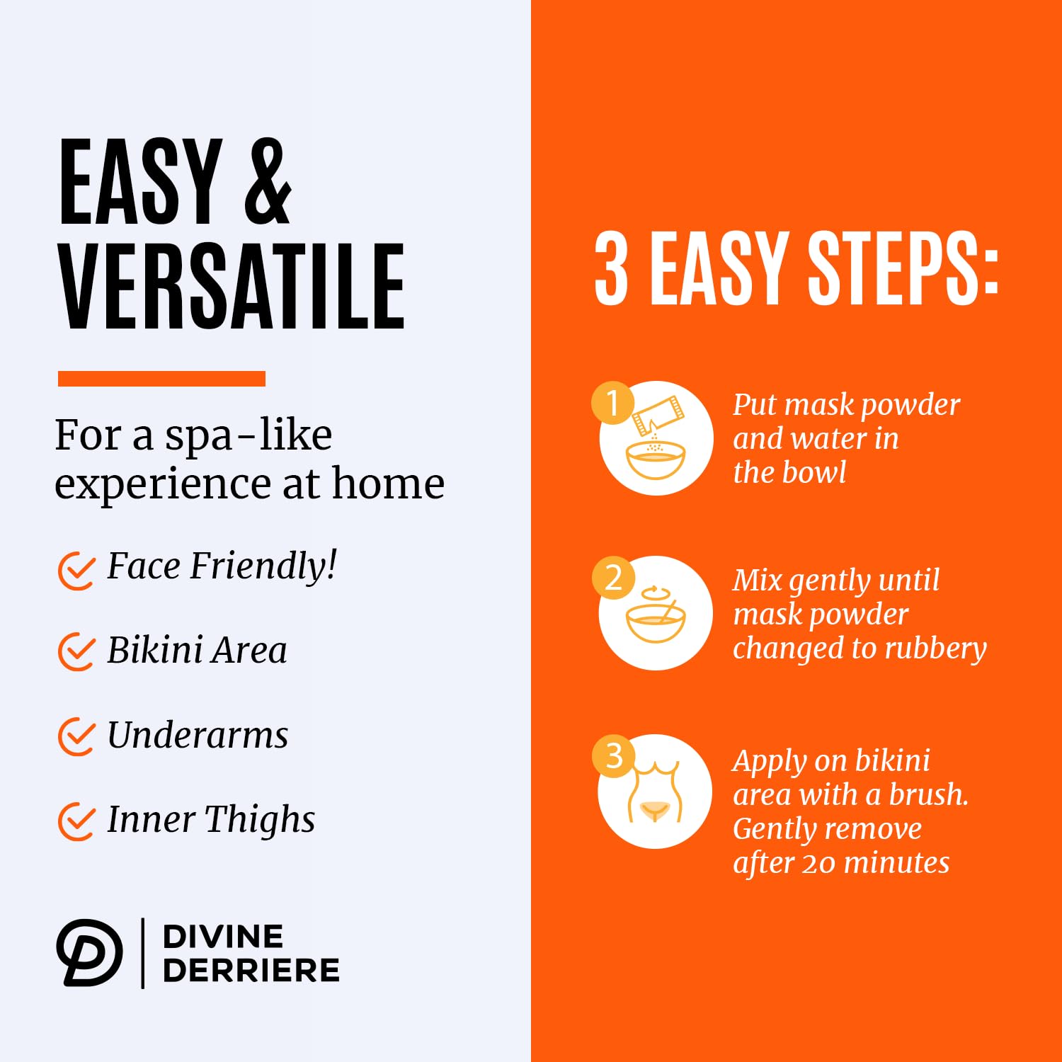 Divine Derriere Vajacial Hydrogel Mask
