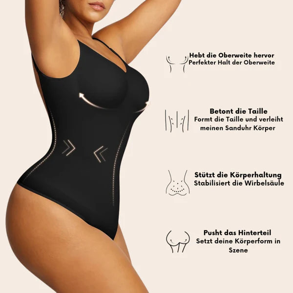 Tanga Bodysuit Sculpting Shapewear - FitShape
