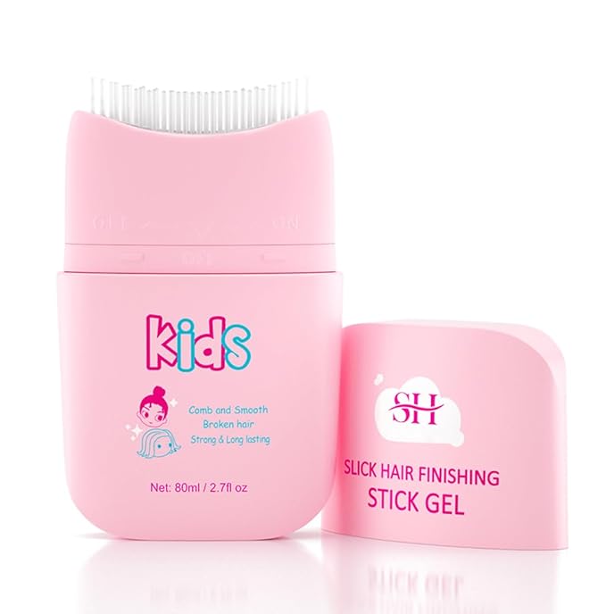 gowwim New Kids Hair Gel and Finishing Stick with Comb Integration