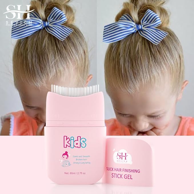 gowwim New Kids Hair Gel and Finishing Stick with Comb Integration