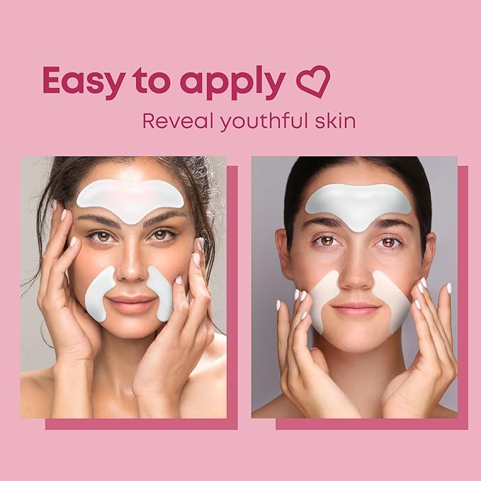 Forehead Wrinkle Patches and Smile Line Patches Set